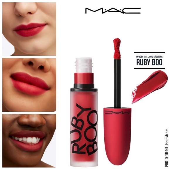 MAC Cosmetics Other - *Host Pick* • MAC • Ruby Boo Powder Kiss Liquid Lip Color • NIB